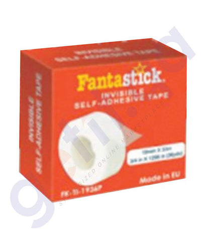 DESK ACCESORIES - FANTASTICK INVISIBLE TAPE- 19MM X 36Y - FK-TI-1936N