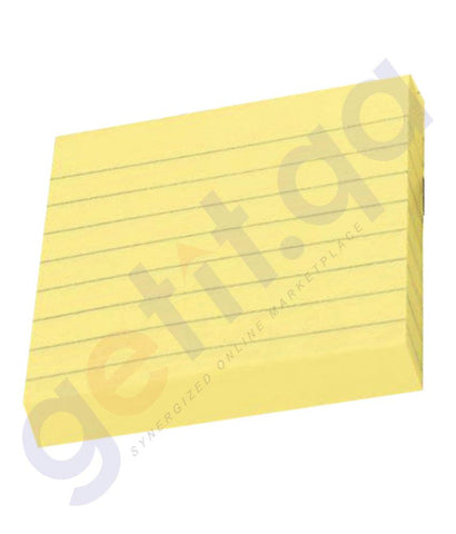 DESK ACCESORIES - FANTASTICK  STICKY NOTES 3X3 RULLED -FK-N303R PACK OF 12