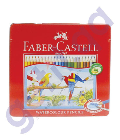 Drawing And Modelling Items - WATER COLOR PENCIL TIN  BY FABER CASTELL