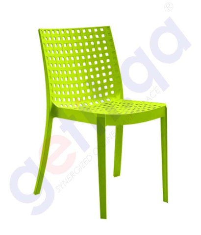BUY BICA KELLY RESIN MONOBLOC CHAIR GREEN  IN QATAR | HOME DELIVERY WITH COD ON ALL ORDERS ALL OVER QATAR FROM GETIT.QA