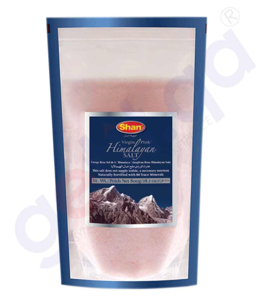 Buy Shan Himalayan Pink Salt 800gm Price Online Doha Qatar