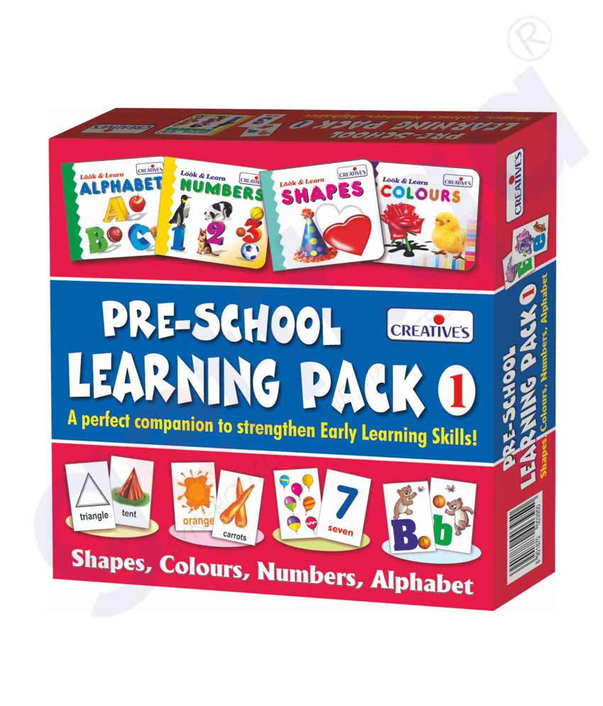 Buy Pre-School Learning Pack CE01007 Online in Doha Qatar