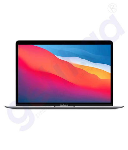 Get 13-inch MacBook Air: Apple M1 chip with 8-core CPU and 7-core GPU, 256GB - Space Grey exclusively at Getit.qa. Home delivery available