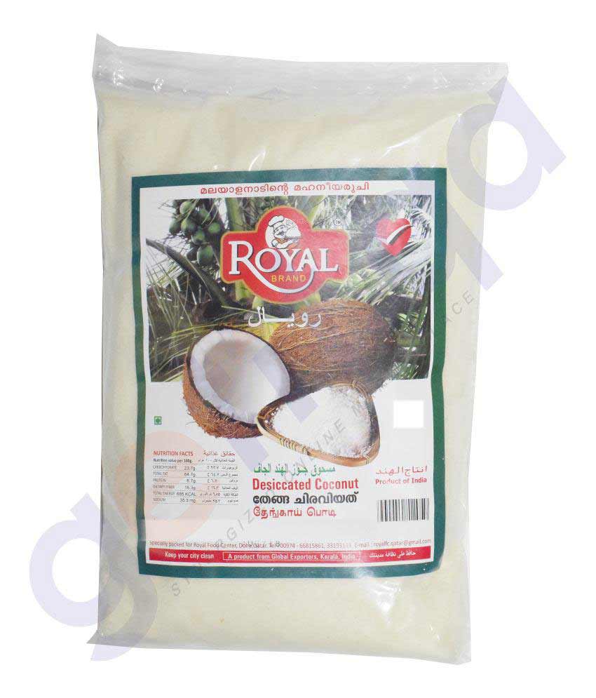GETIT.QA Buy Royal Desiccated Coconut 400gm Price Online Doha Qatar