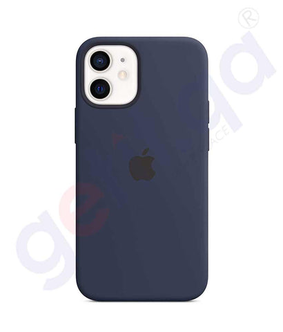 Buy iPhone 12 Silicone Case MagSafe Deep Navy Doha Qatar