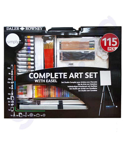 BUY DALER ROWNEY COMPLETE ART SET 115 PCS DR-196500604 IN QATAR | HOME DELIVERY WITH COD ON ALL ORDERS ALL OVER QATAR FROM GETIT.QA