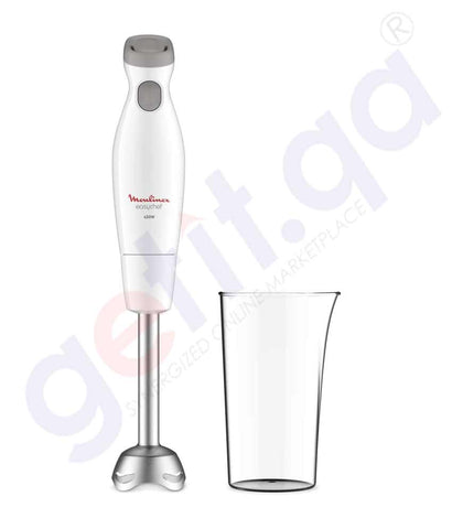 BUY MOULINEX HAND BLENDER 450W, 1SPEED, STAINLESS STEEL FOOT, 800ML GOBLET DD451127 IN QATAR | HOME DELIVERY WITH COD ON ALL ORDERS ALL OVER QATAR FROM GETIT.QA
