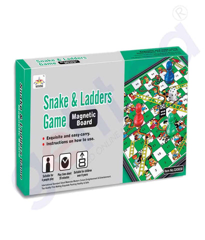 Buy QX Snake & Ladders Game Mag. Board Online Doha Qatar
