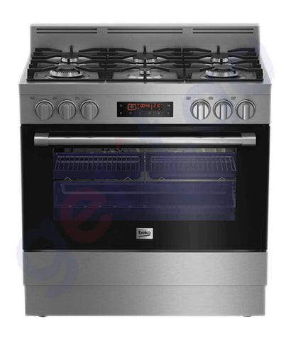 BUY BEKO FREESTANDING GAS-ELECTRIC COOKER 90 CM,OVEN CAPACITY: 112 LITRES MADE IN TURKEY GM16425DXNG IN QATAR | HOME DELIVERY WITH COD ON ALL ORDERS ALL OVER QATAR FROM GETIT.QA