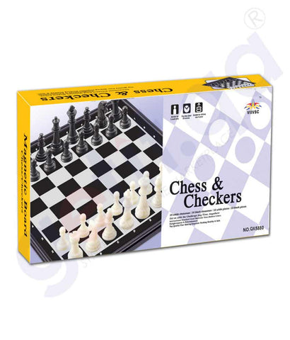 Buy QX Chess & Checkers Play Set QX5880 Online Doha Qatar