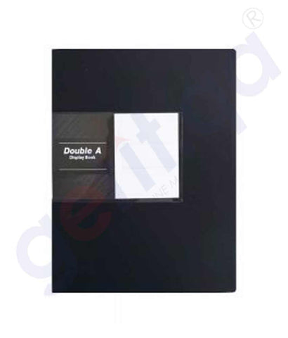 Buy Double A Clear Holder A4/60 Pocket Black in Doha Qatar