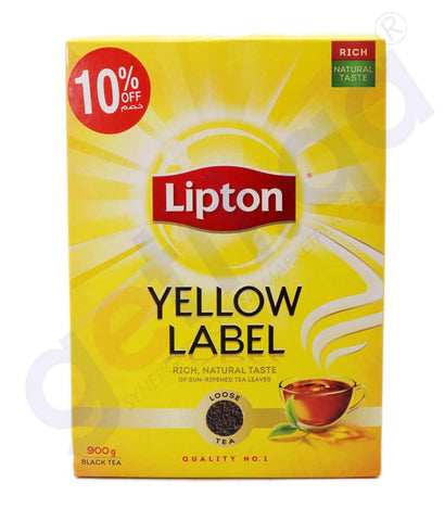 Buy Lipton Yellow Label Tea Packet 900g 10% Off Doha Qatar