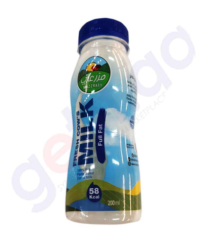 BUY MAZZRATY FULL FAT MILK 200ML IN QATAR | HOME DELIVERY WITH COD ON ALL ORDERS ALL OVER QATAR FROM GETIT.QA