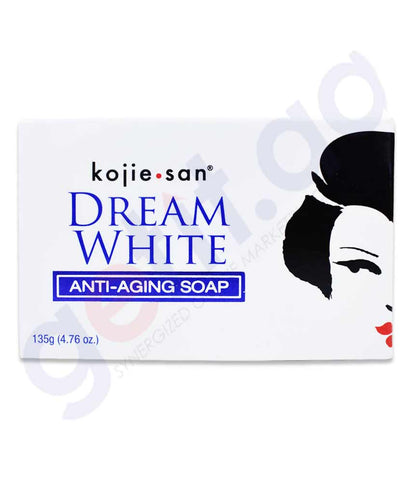 BUY KOJIESAN DREAM WHITE ANTI -AGING SOAP- 135GM  IN QATAR | HOME DELIVERY WITH COD ON ALL ORDERS ALL OVER QATAR FROM GETIT.QA