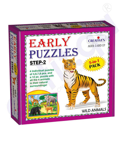 Buy Early Puzzles - Wild Animals CE00787 Online Doha Qatar