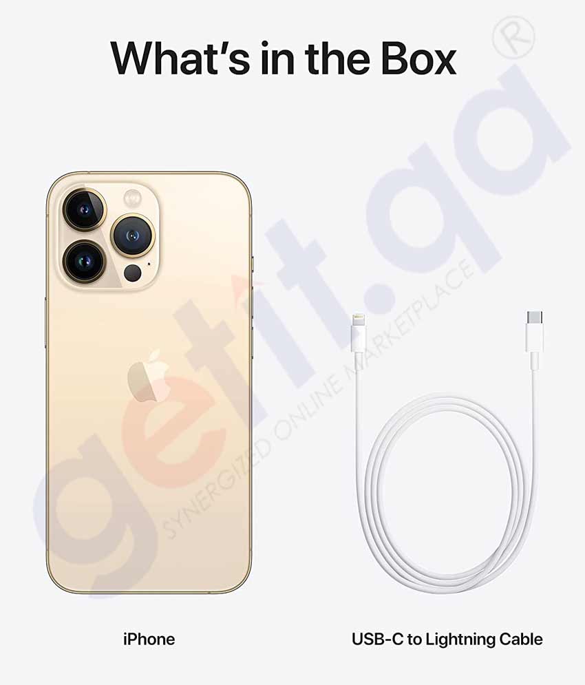 BUY APPLE IPHONE 13 PRO MAX – GOLD IN QATAR | HOME DELIVERY WITH COD ON ALL ORDERS ALL OVER QATAR FROM GETIT.QA