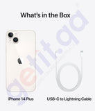 BUY APPLE IPHONE 14 PLUS 6 GB 128 GB STARLIGHT IN QATAR | HOME DELIVERY WITH COD ON ALL ORDERS ALL OVER QATAR FROM GETIT.QA