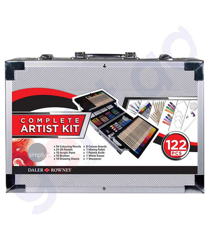 BUY DALER ROWNEY ART ESSENTIALS SET (122 PCS) DR-196500704 IN QATAR | HOME DELIVERY WITH COD ON ALL ORDERS ALL OVER QATAR FROM GETIT.QA