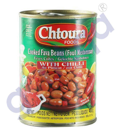 Chtoura Food Cooked Fava Beans with Chilli 400g