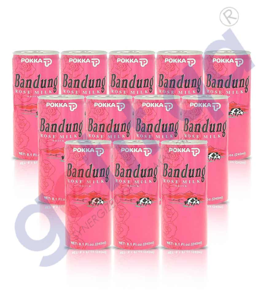 Pokka Bandung Rose Milk 240 Ml