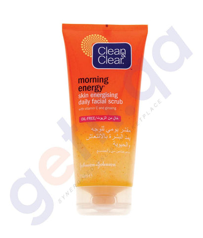 FACE SCRUB - CLEAN & CLEAR MORNING ENERGY DAILY FACIAL SCRUB - 150ML