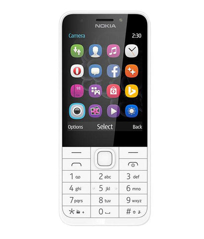BUY NOKIA 230 - DUAL SIM - WHITE IN QATAR | HOME DELIVERY WITH COD ON ALL ORDERS ALL OVER QATAR FROM GETIT.QA