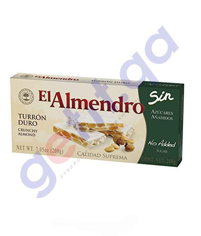 FOOD - EL ALMENDRO CRUNCHY ALMOND NO ADDED SUGAR 200 GM