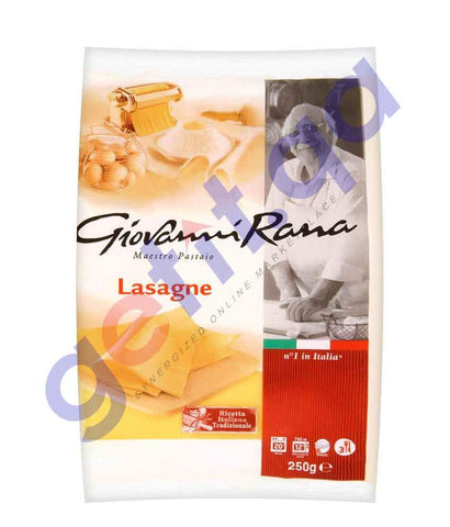 FOOD - GIOVANNI RANA LASAGNE FRESHE SPORT (19304) 250GM