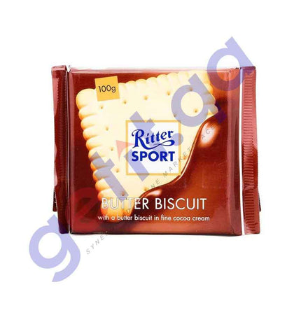FOOD - RITTER SPORT BUTTER BISCUIT 100 GM