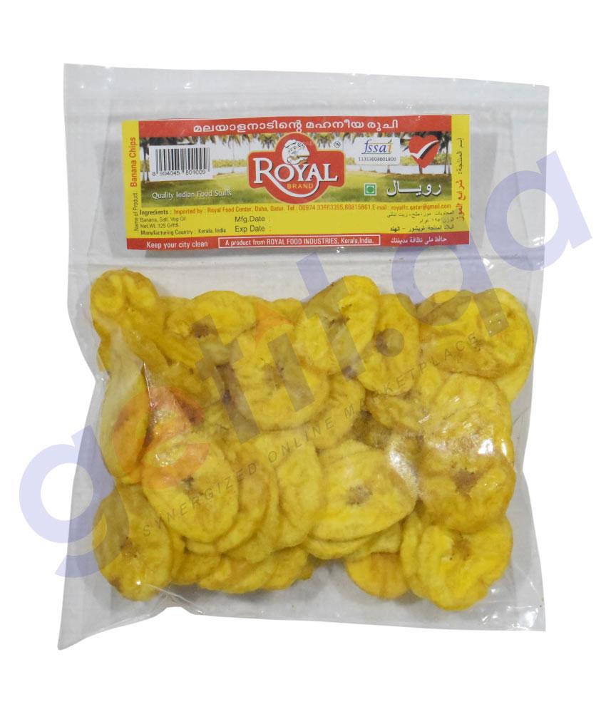 FOOD - Royal-Banana-Chips 125gm
