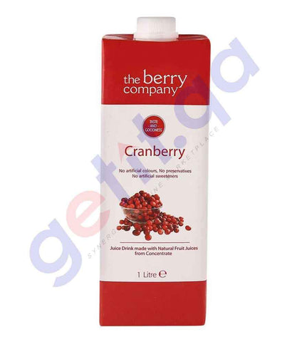 FOOD - THE BERRY COMPANY CRANBERRY JUICE 1 LTR