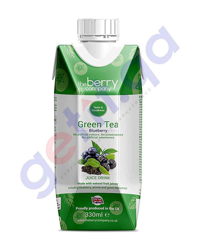 Food - THE BERRY COMPANY GREEN TEA W/ARONIA & BLUEBERRY 330 ML