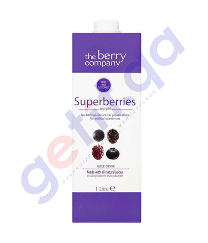 FOOD - THE BERRY COMPANY SUPERBERRIES PURPLE JUICE 1 LTR