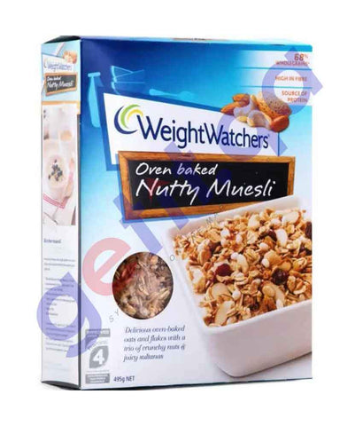 FOOD - WEIGHTWATCHERS DELUXE NUT MUSELI 495 GM