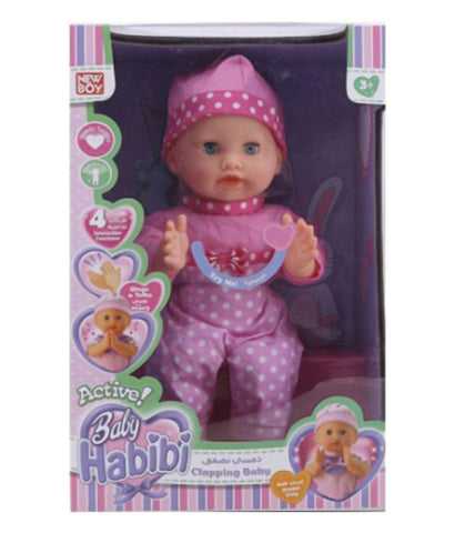 Girls Toys - DOLL SERIES BABY HABIBI ACTIVE- CLAPPING.TALKING, SINGING BABY - ENG.).REGULAR - 68039F