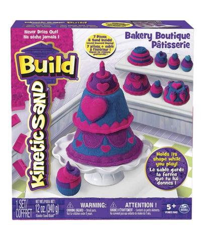 Girls Toys - KINETIC SAND BUILD BAKERY BOUTIQUE (12OZ) REGULAR - 6027479