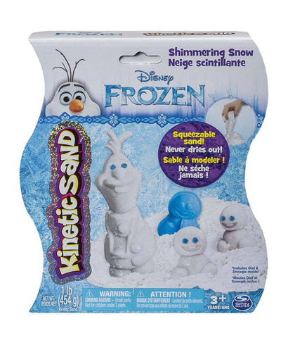 Girls Toys - KINETIC SAND FROZEN SHIMMERING SNOW W/BONUS MOLD (1LB) REGULAR - 6027959