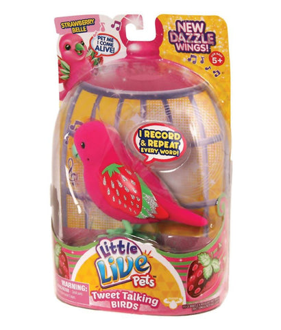 Girls Toys - ROSHA LITTLE LIVE PETS S4 BIRD SINGLE PACK STRAWBERRY BELLE - 28226
