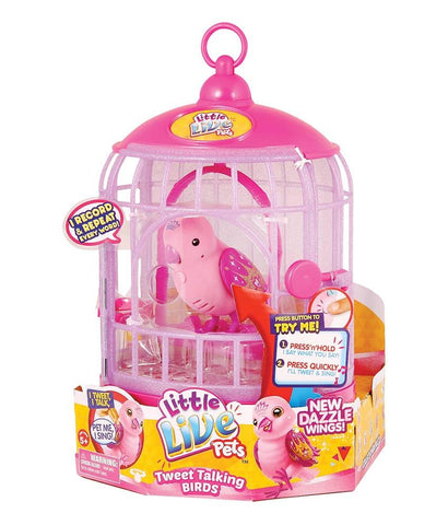 Girls Toys - ROSHA LITTLE LIVE PETS S4 BIRD WITH CAGE PRETTY PRINCESS - 28230