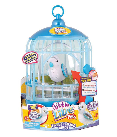 Girls Toys - ROSHA LITTLE LIVE PETS S4 BIRD WITH CAGE PRINCE CHARMER - 28231