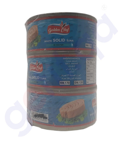 Buy Golden Chef White Meat Tuna 120gx3pcs Doha Qatar