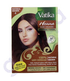 HAIR COLOR - DABUR VATIKA HENNA HAIR COLOUR NATURAL BROWN 4 (60GMS)