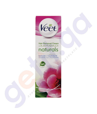 Hair Rremover - VEET HAIR REMOVAL CREAM NATURALS SENSITIVE SKIN WITH CAMELLIA SEED OIL - 100G