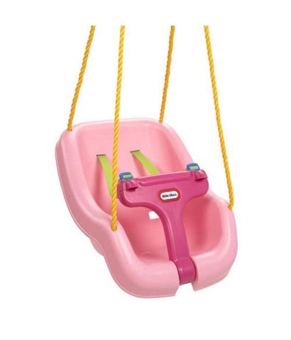 Infant Toys - Little Tikes 2-in-1 Snug'N Secure Swing 4Pk Pink 615573M ( 9 - 48 Months )