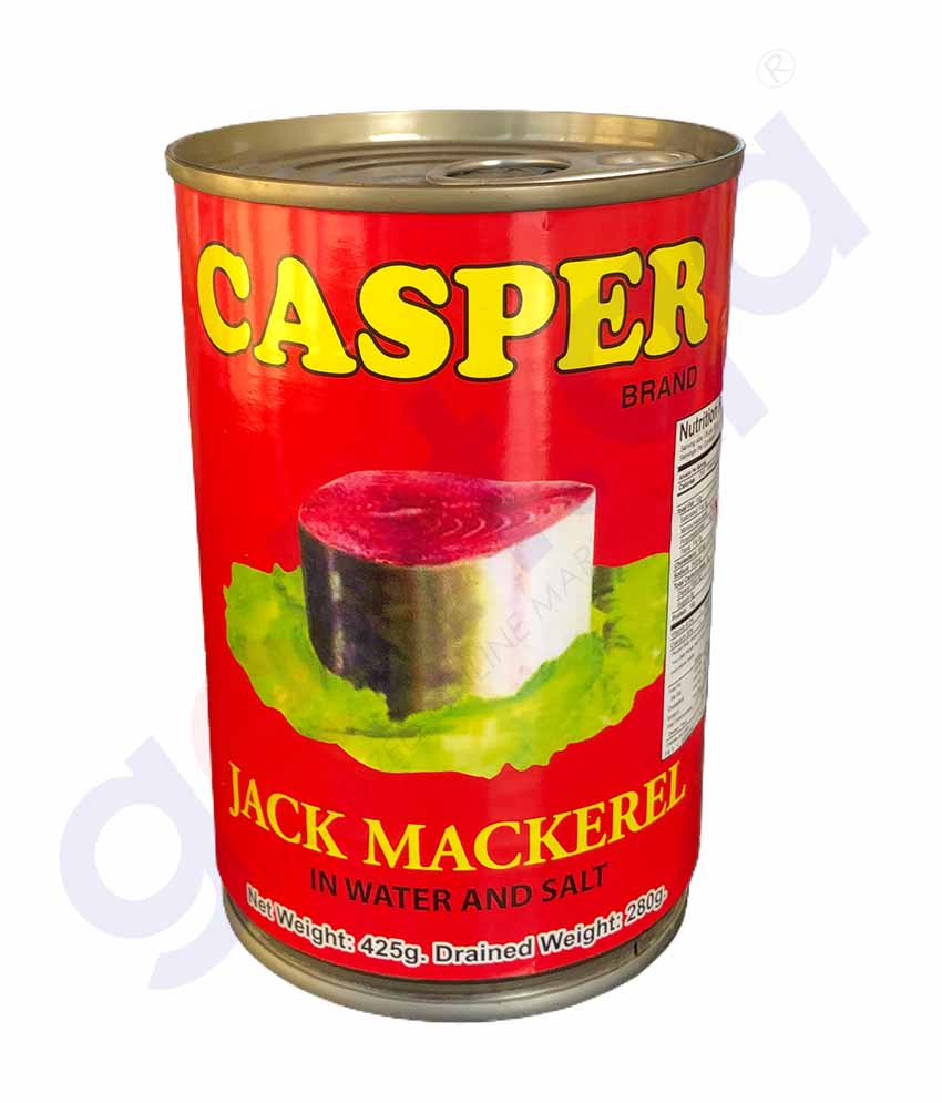 Buy Casper Jack Mackerel 425g Price Online in Doha Qatar