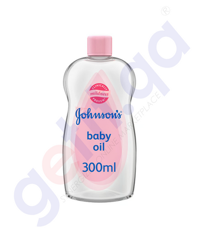BUY JOHNSON'S BABY OIL 300 ML IN QATAR | HOME DELIVERY WITH COD ON ALL ORDERS ALL OVER QATAR FROM GETIT.QA