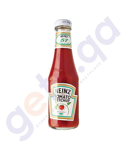 BUY HEINZ TOMATO KETCHUP 342GM IN QATAR | HOME DELIVERY WITH COD ON ALL ORDERS ALL OVER QATAR FROM GETIT.QA