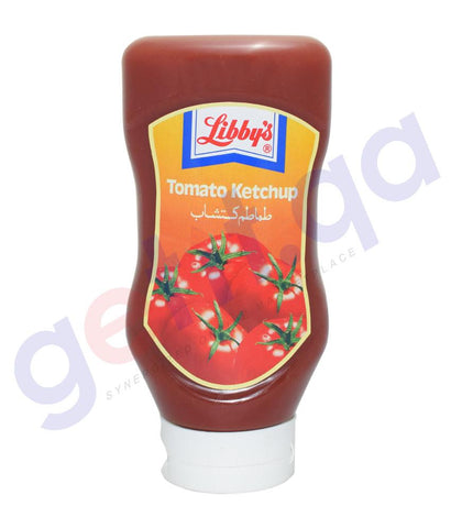 BUY LIBBY’S TOMATO KETCHUP SQU TOP DOWN - 580 GM IN QATAR | HOME DELIVERY WITH COD ON ALL ORDERS ALL OVER QATAR FROM GETIT.QA