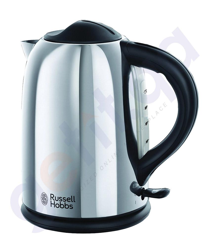 BUY RUSSELL HOBBS 1.7Ltr KETTLE - CHESTER POLISHED STAINLESS STEEL- RH20420 IN QATAR