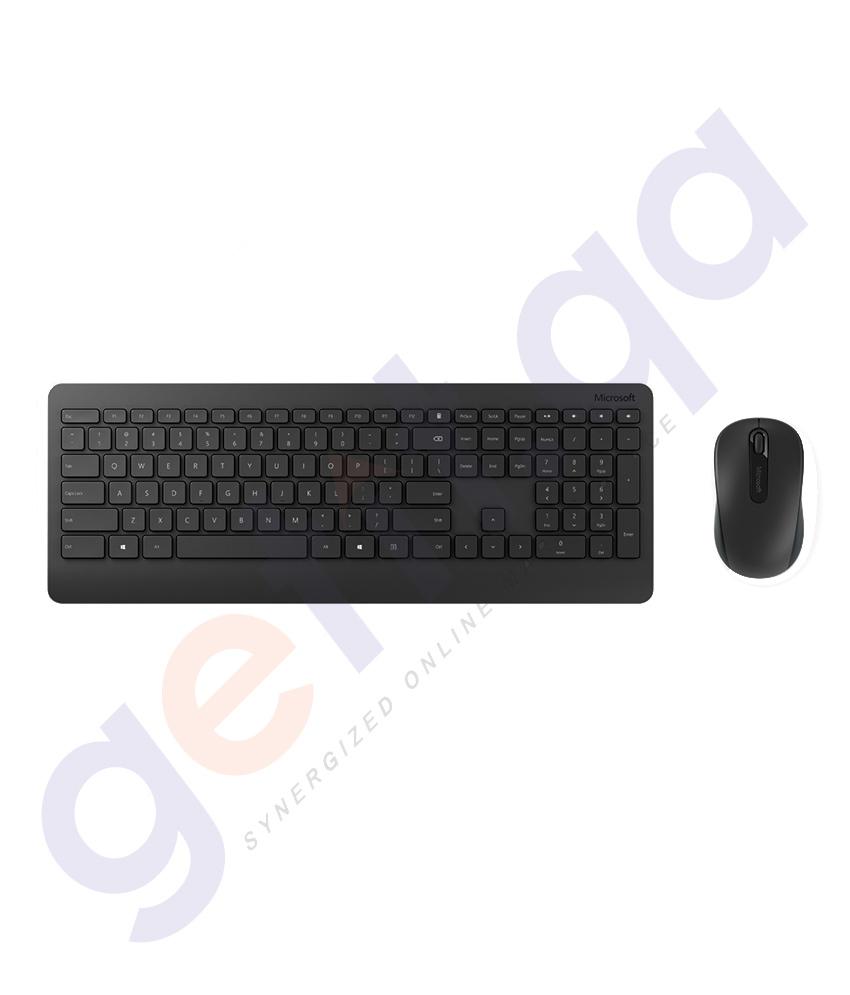 Microsoft Wireless Desktop 900 Keyboard And Mouse Combo Black at Luca